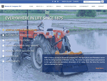 Tablet Screenshot of brownsgroup.com